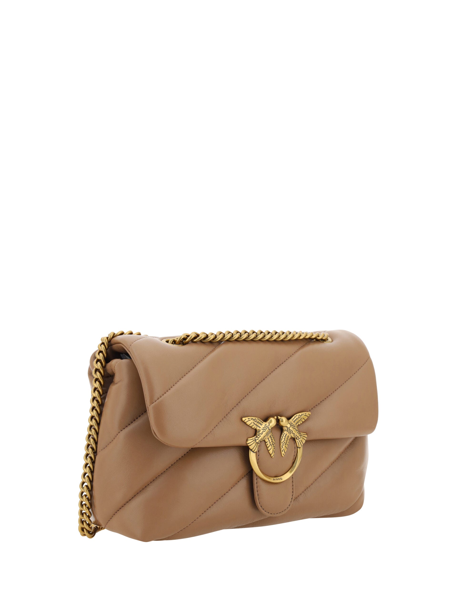 PINKO Elegant Quilted Calf Leather Shoulder Bag - Luksusmuotia PINKO - Tutustu YVES JAVANNI® 