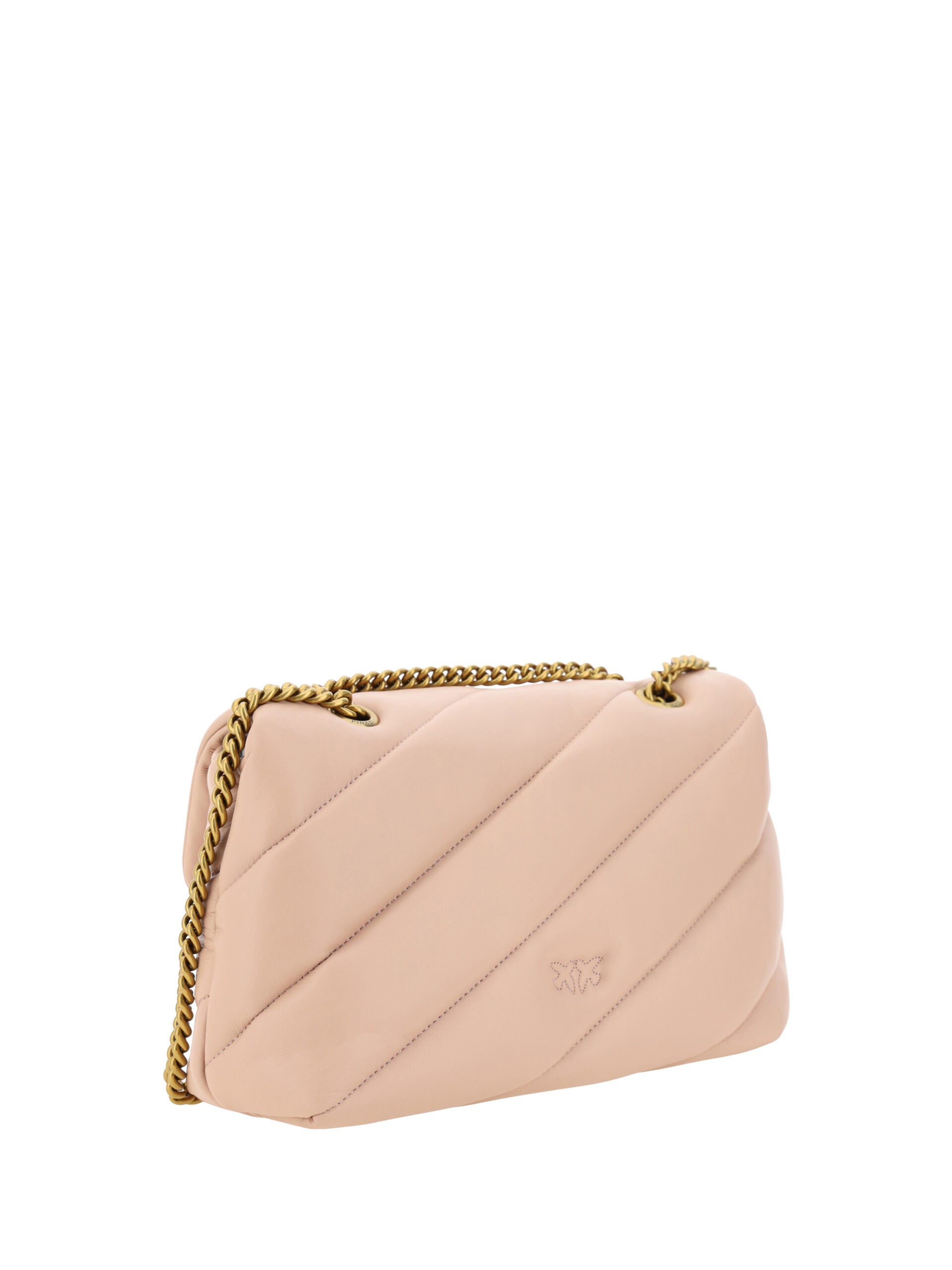 PINKO Elegant Light Pink Quilted Shoulder Bag - Luxury from PINKO - Shop at YVES JAVANNI