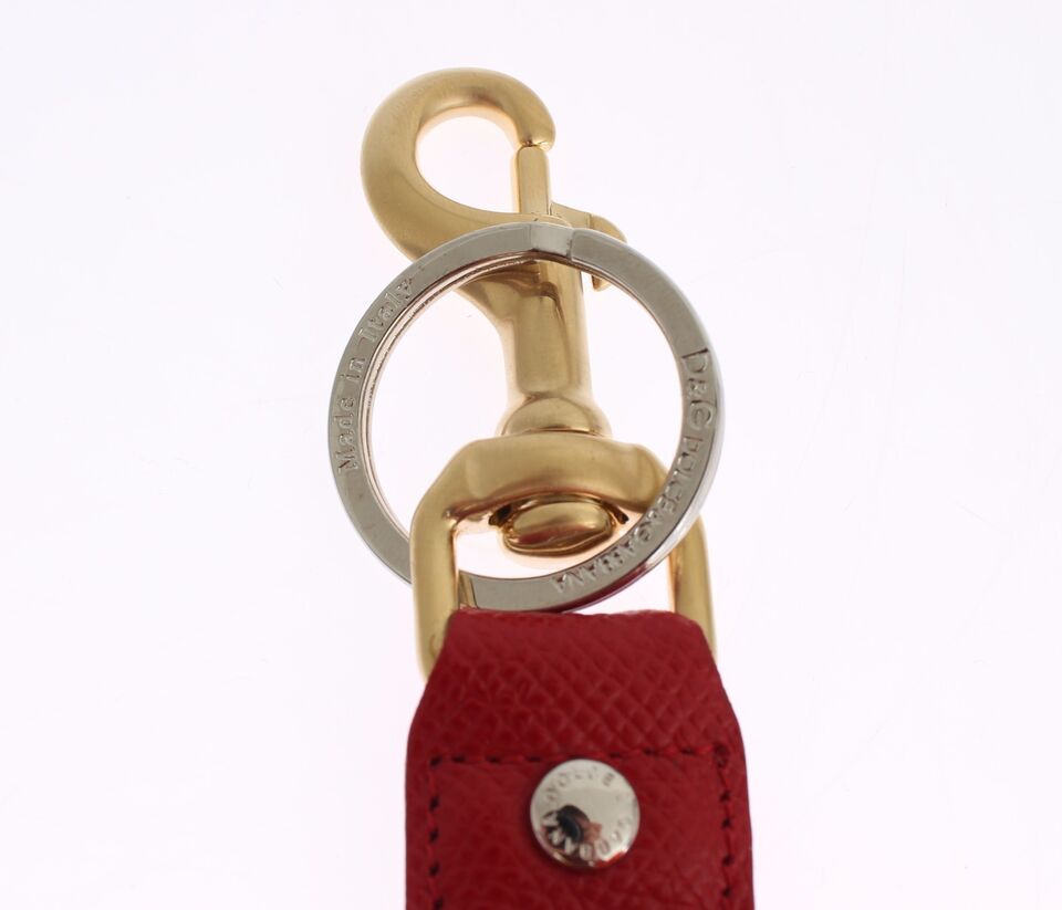 Dolce & Gabbana Chic Multicolor Raffia Leather Keychain - Luksusmuotia Dolce & Gabbana - Tutustu YVES JAVANNI® 