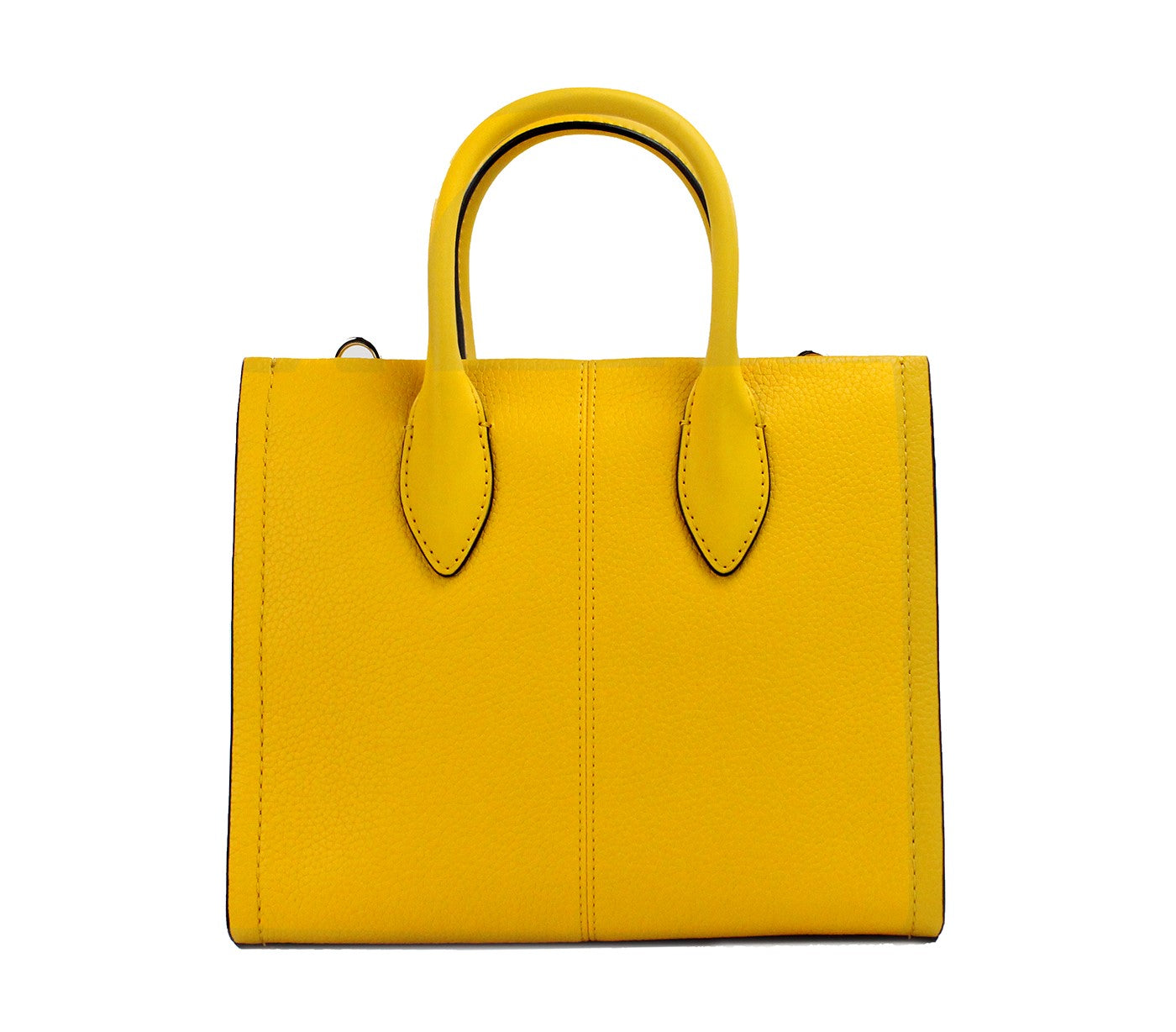 Michael Kors Mirella Small Jasmine Yellow Leather Top Zip Shopper Tote Bag - Luksusmuotia Michael Kors - Tutustu YVES JAVANNI® 