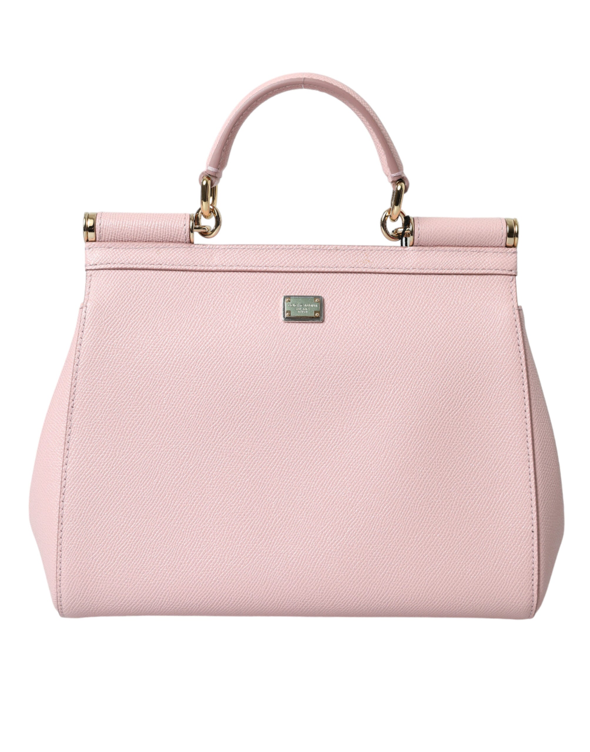 Dolce & Gabbana Chic Pink Sicily Leather Shoulder Bag - Luksusmuotia Dolce & Gabbana - Tutustu YVES JAVANNI® 