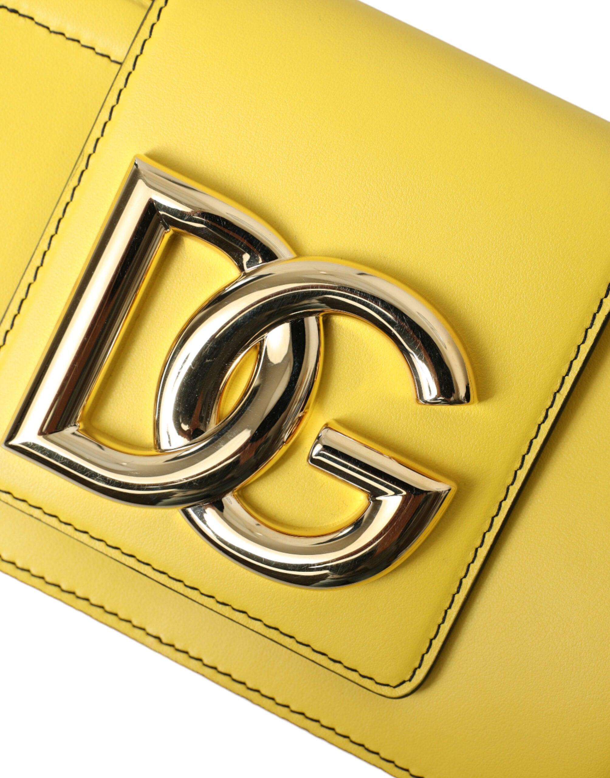 Dolce & Gabbana Exquisite Yellow Leather Eyewear Case - Luksusmuotia Dolce & Gabbana - Tutustu YVES JAVANNI® 