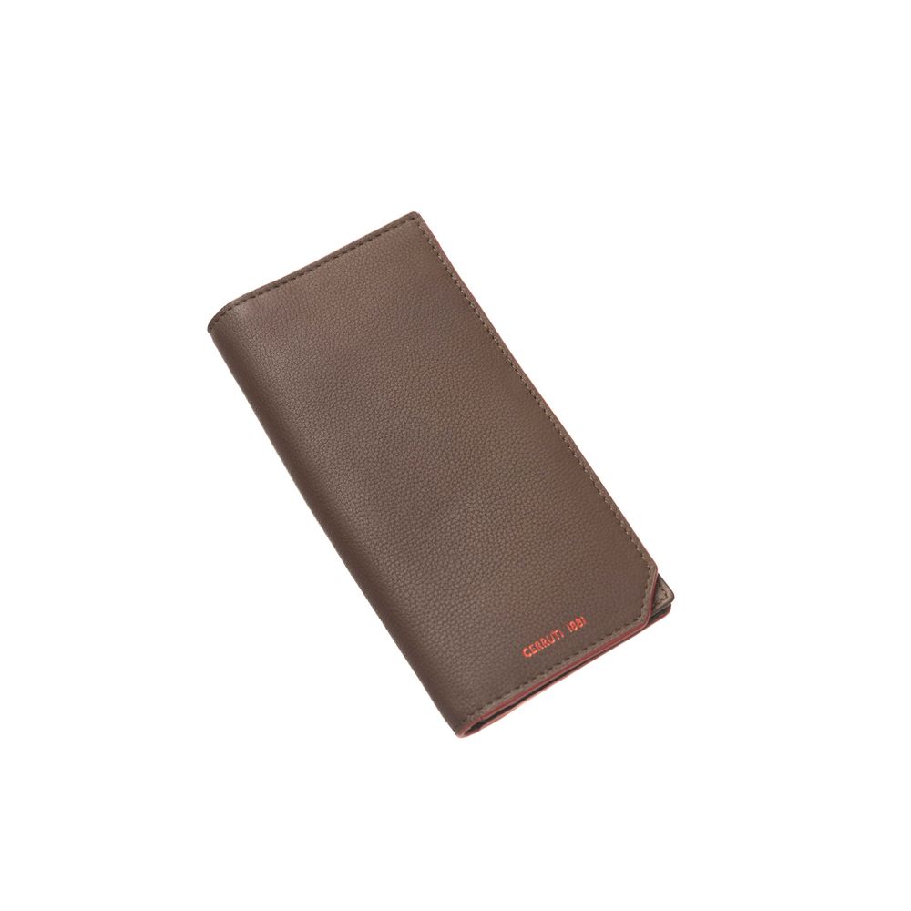 Cerruti 1881 Brown Calf Leather Men Wallet - Luksuslaukut ja asusteet Cerruti 1881 - Tutustu YVES JAVANNI® 