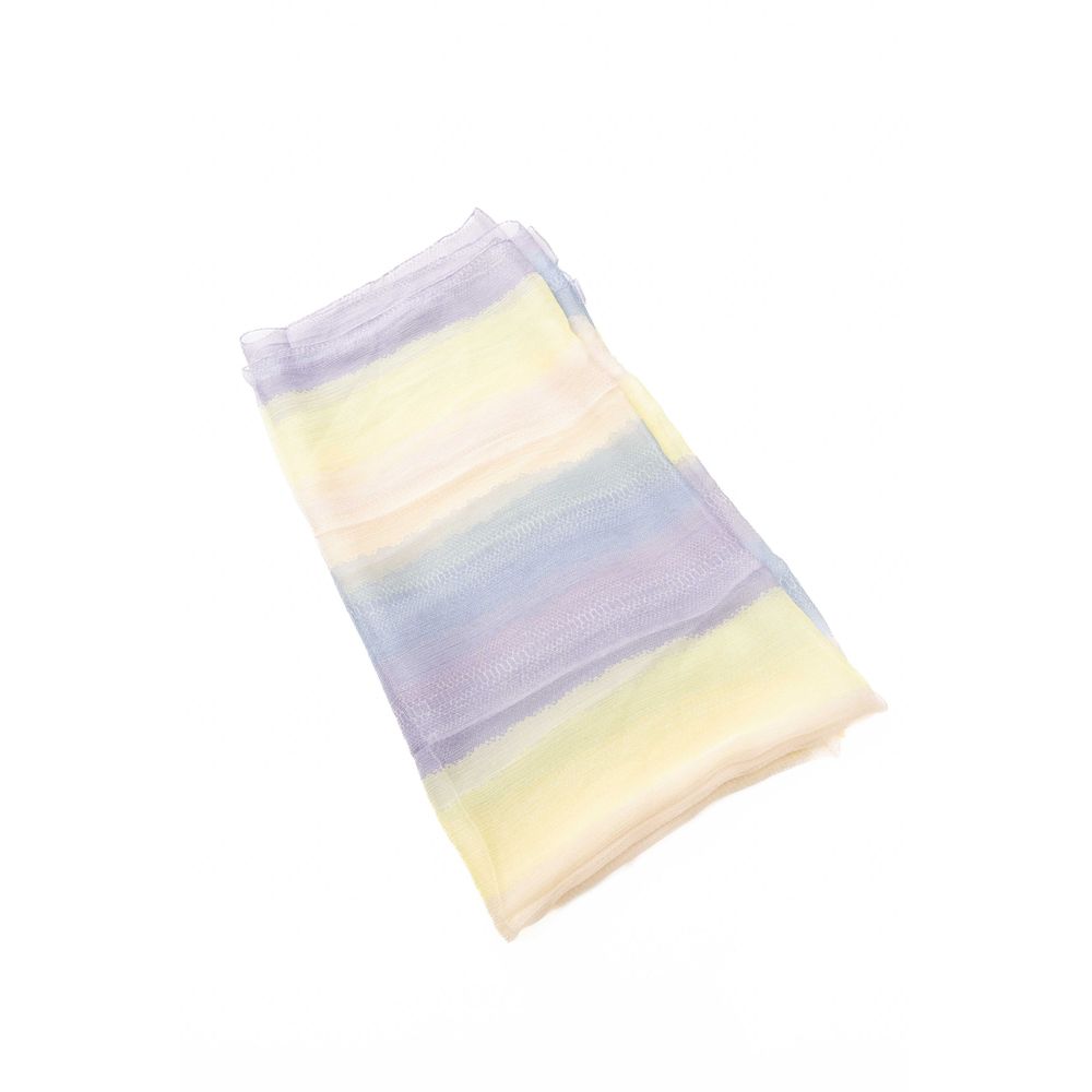 Trussardi Multicolor Silk Women Scarf - Luksusmuotia Trussardi - Tutustu YVES JAVANNI® 