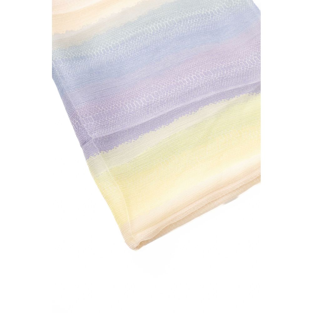 Trussardi Multicolor Silk Women Scarf - Luksusmuotia Trussardi - Tutustu YVES JAVANNI® 