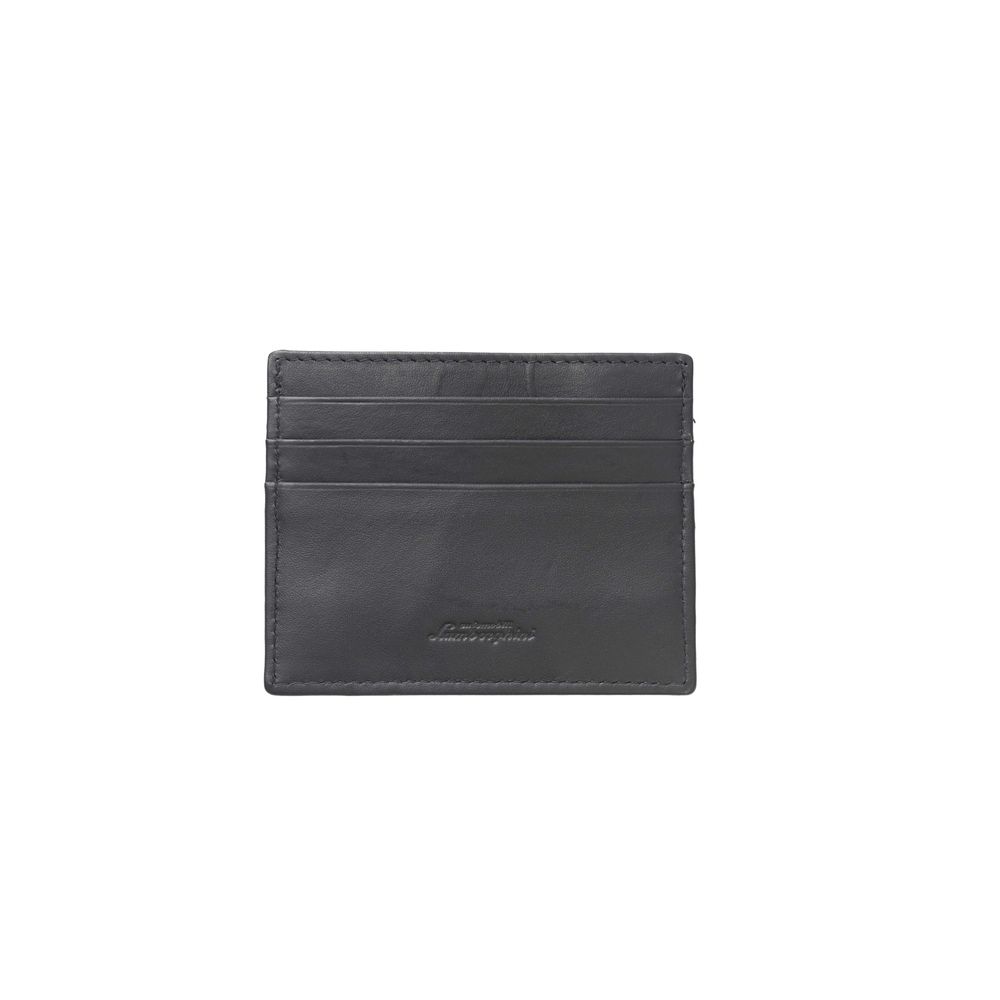 Automobili Lamborghini Blue Calf Leather Men Wallet - Luksusmuotia Automobili Lamborghini - Tutustu YVES JAVANNI® 