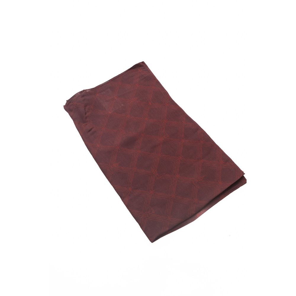 Trussardi Burgundy Viscose Mens Scarf - Luksusmuotia Trussardi - Tutustu YVES JAVANNI® 