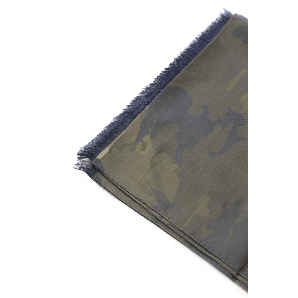 Trussardi Army Cotton Men Scarf - Luksusmuotia Trussardi - Tutustu YVES JAVANNI® 