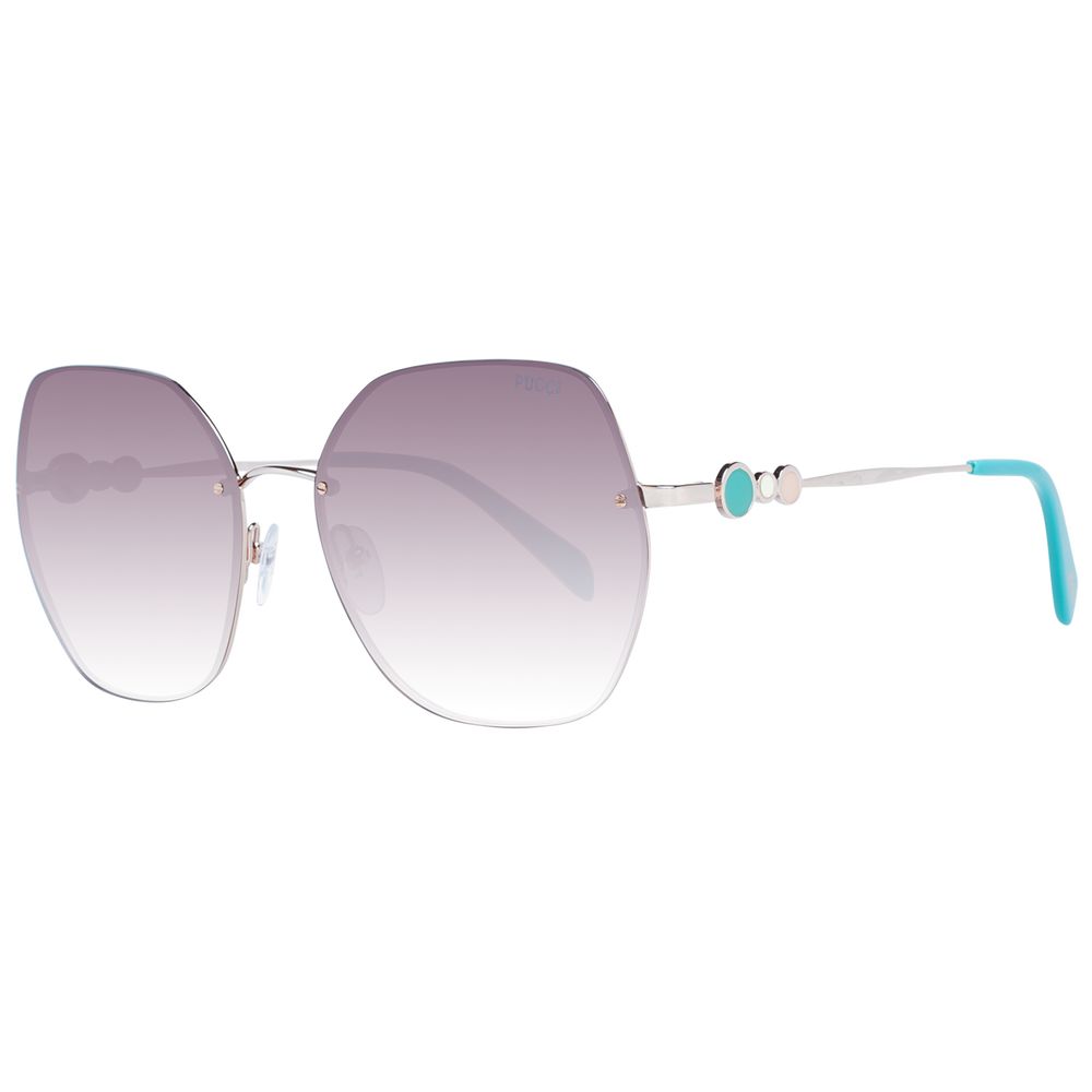 Emilio Pucci Rose Gold Women Sunglasses - Luksusmuotia Emilio Pucci - Tutustu YVES JAVANNI® 