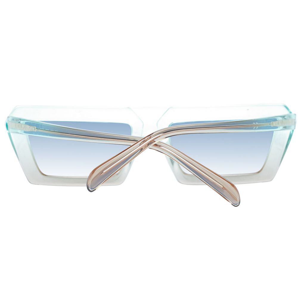 Emilio Pucci Turquoise Women Sunglasses - Luksusmuotia Emilio Pucci - Tutustu YVES JAVANNI® 