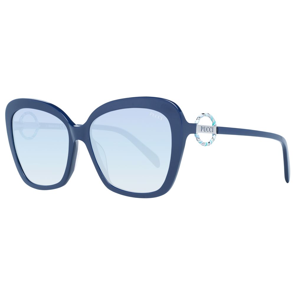 Emilio Pucci Blue Women Sunglasses - Luksusmuotia Emilio Pucci - Tutustu YVES JAVANNI® 