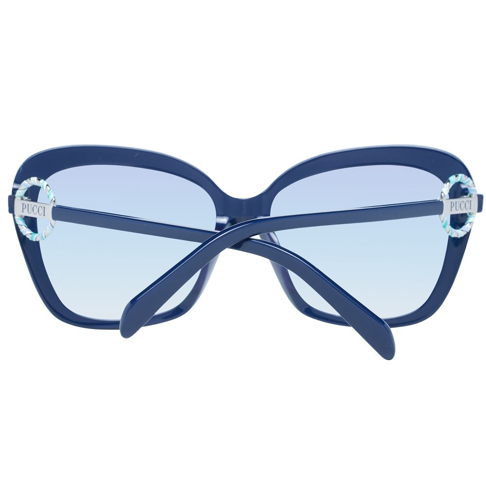 Emilio Pucci Blue Women Sunglasses - Luksusmuotia Emilio Pucci - Tutustu YVES JAVANNI® 