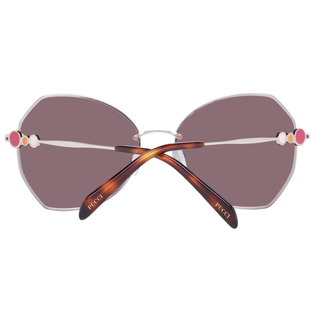 Emilio Pucci Rose Gold Women Sunglasses - Luksusmuotia Emilio Pucci - Tutustu YVES JAVANNI® 