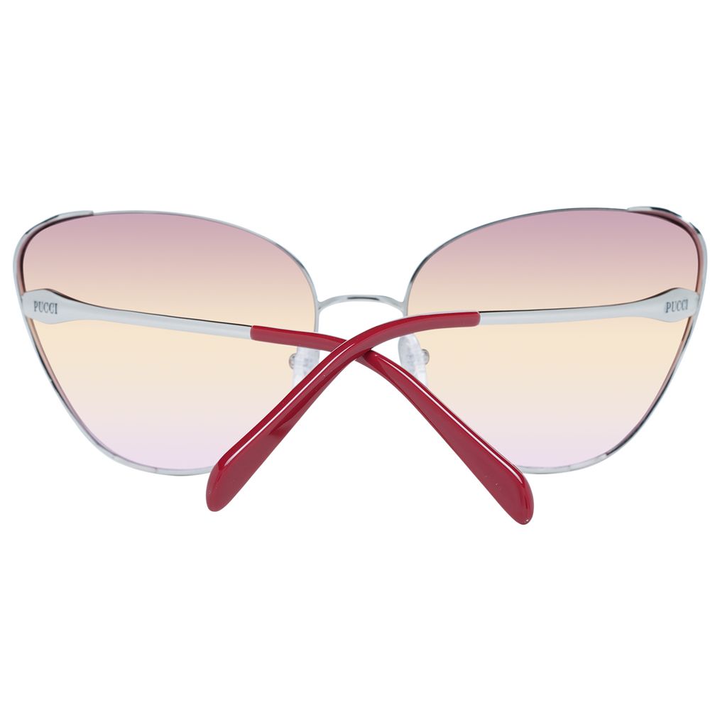 Emilio Pucci Silver Women Sunglasses - Luksusmuotia Emilio Pucci - Tutustu YVES JAVANNI® 