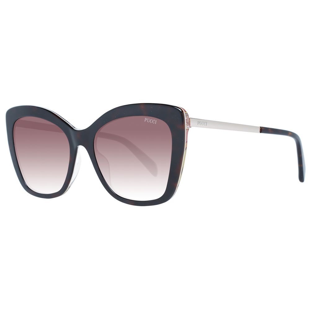 Emilio Pucci Brown Women Sunglasses - Luksusmuotia Emilio Pucci - Tutustu YVES JAVANNI® 