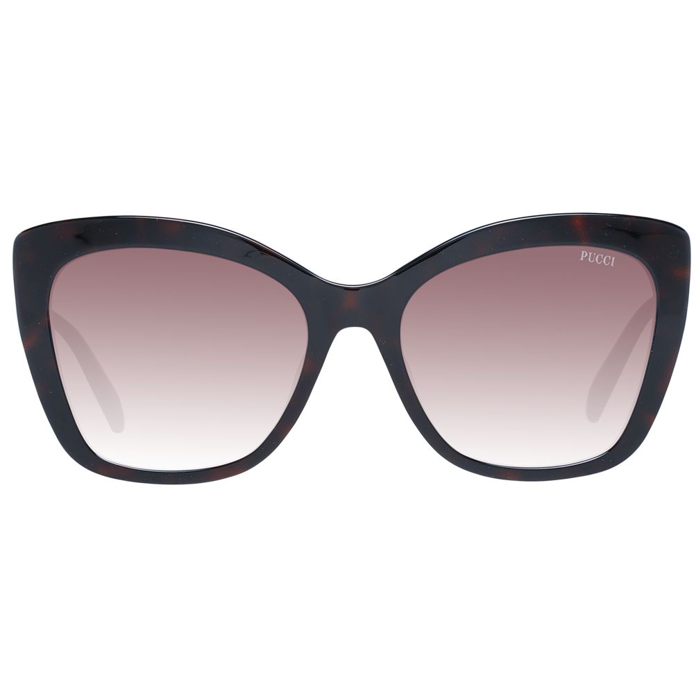 Emilio Pucci Brown Women Sunglasses - Luksusmuotia Emilio Pucci - Tutustu YVES JAVANNI® 