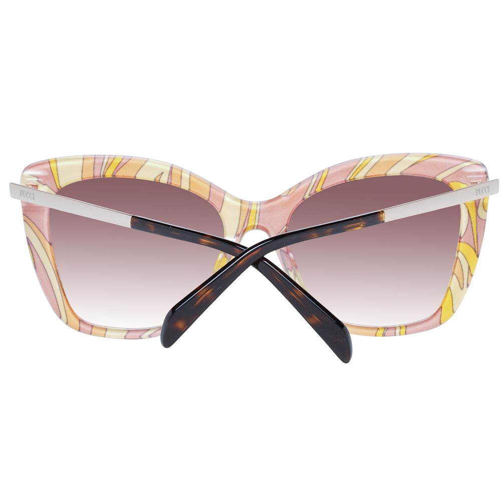 Emilio Pucci Brown Women Sunglasses - Luksusmuotia Emilio Pucci - Tutustu YVES JAVANNI® 