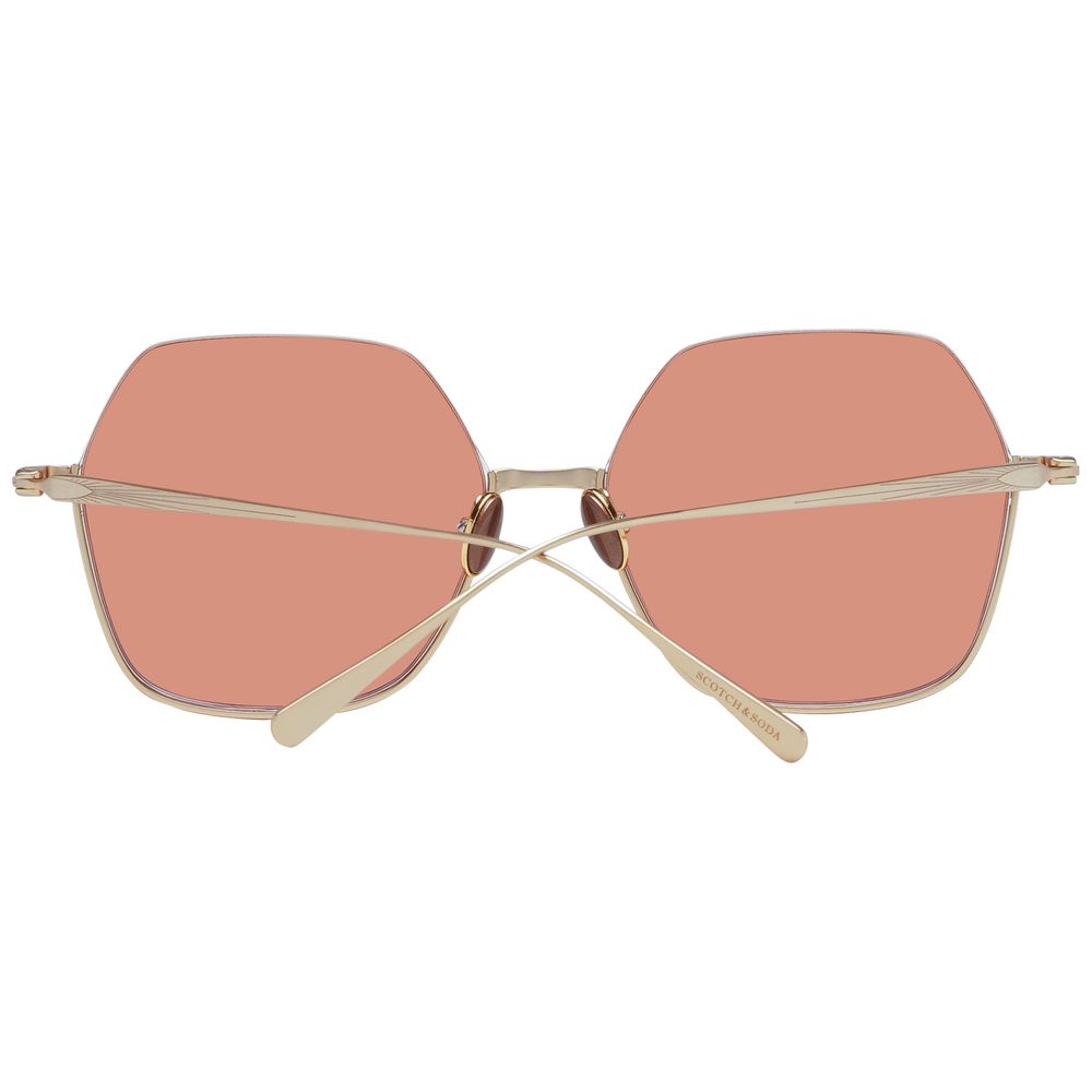 Scotch & Soda Gold Women Sunglasses - Luksusmuotia Scotch & Soda - Tutustu YVES JAVANNI® 