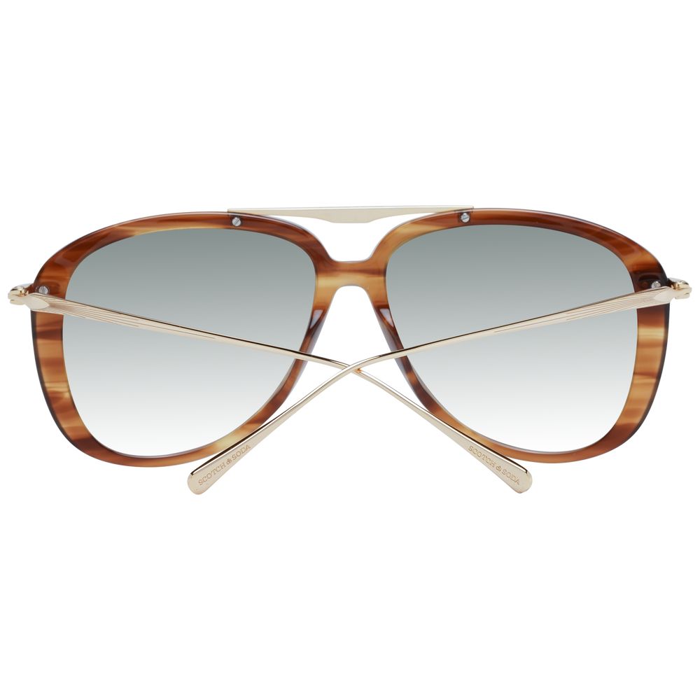 Scotch & Soda Brown Men Sunglasses - Luksusmuotia Scotch & Soda - Tutustu YVES JAVANNI® 