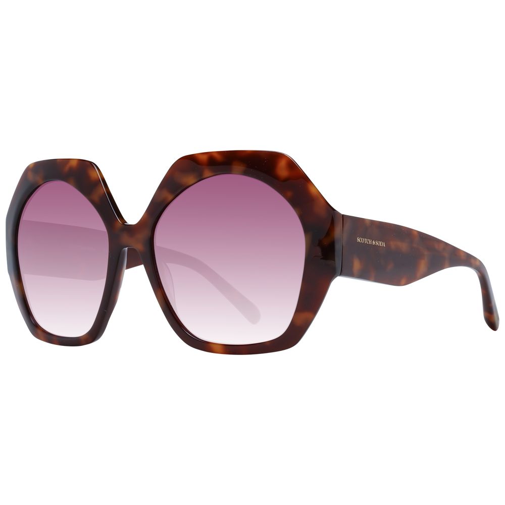 Scotch & Soda Brown Women Sunglasses - Luksusmuotia Scotch & Soda - Tutustu YVES JAVANNI® 