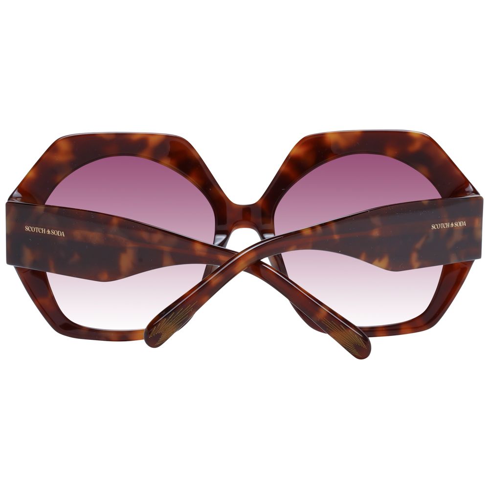 Scotch & Soda Brown Women Sunglasses - Luksusmuotia Scotch & Soda - Tutustu YVES JAVANNI® 