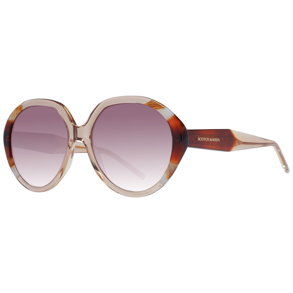 Scotch & Soda Brown Women Sunglasses - Luksusmuotia Scotch & Soda - Tutustu YVES JAVANNI® 