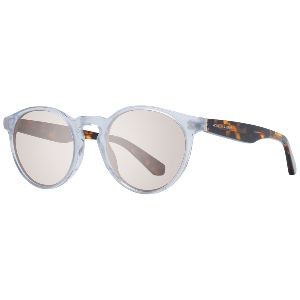 Scotch & Soda Transparent Men Sunglasses - Luksusmuotia Scotch & Soda - Tutustu YVES JAVANNI® 