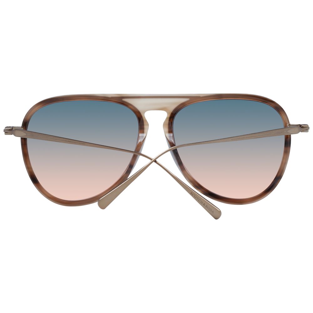 Scotch & Soda Brown Men Sunglasses - Luksusmuotia Scotch & Soda - Tutustu YVES JAVANNI® 