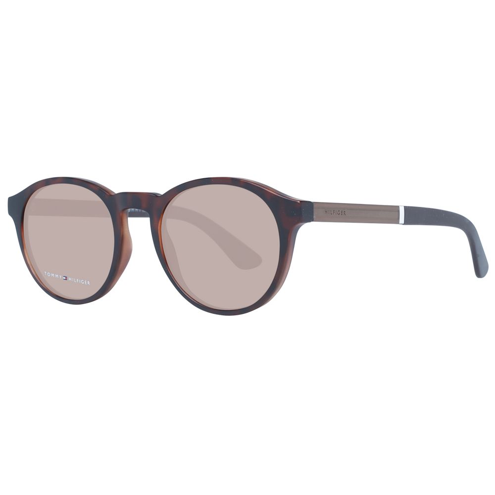 Tommy Hilfiger Brown Men Sunglasses - Luksusmuotia Tommy Hilfiger - Tutustu YVES JAVANNI® 