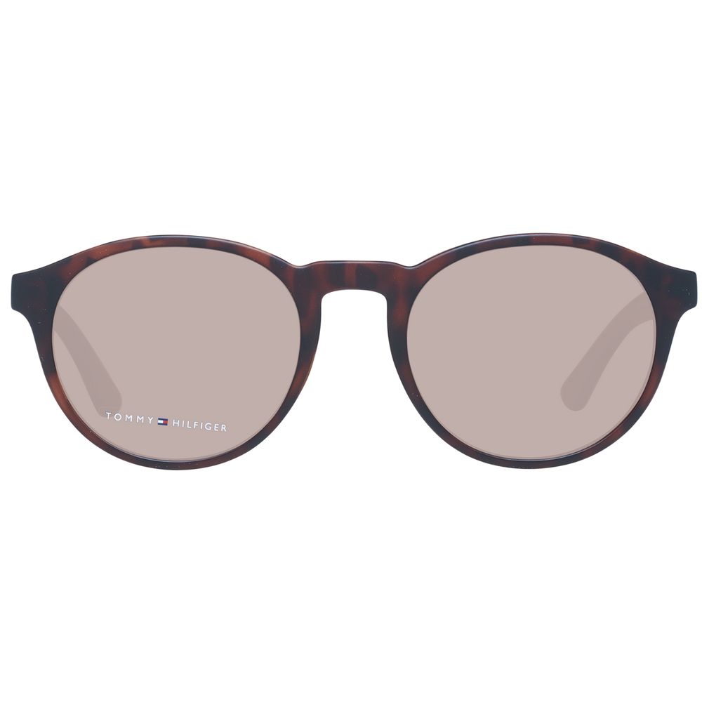 Tommy Hilfiger Brown Men Sunglasses - Luksusmuotia Tommy Hilfiger - Tutustu YVES JAVANNI® 