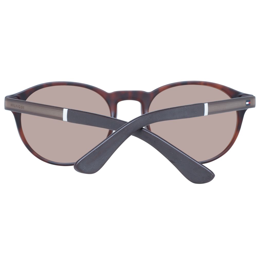 Tommy Hilfiger Brown Men Sunglasses - Luksusmuotia Tommy Hilfiger - Tutustu YVES JAVANNI® 