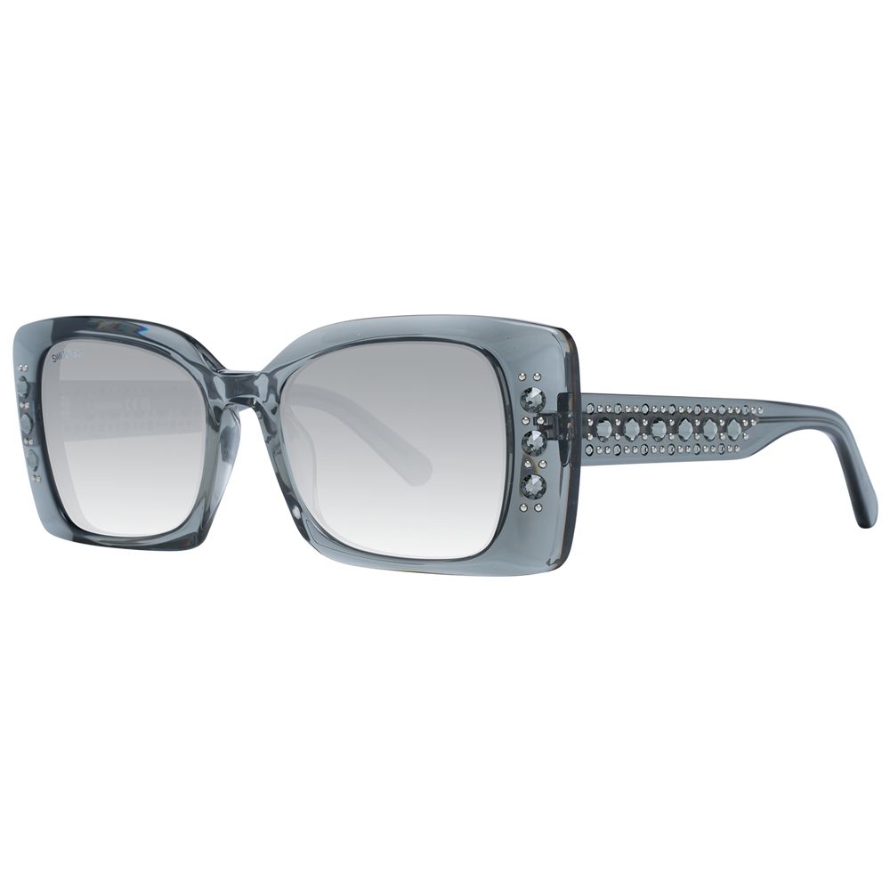 Swarovski Gray Women Sunglasses - Luksusmuotia Swarovski - Tutustu YVES JAVANNI® 