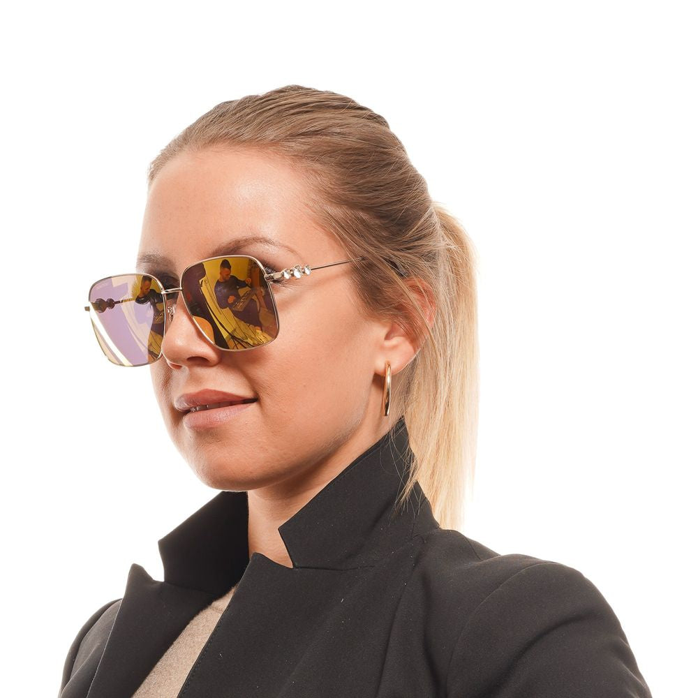 Swarovski Gold Women Sunglasses - Luksusmuotia Swarovski - Tutustu YVES JAVANNI® 