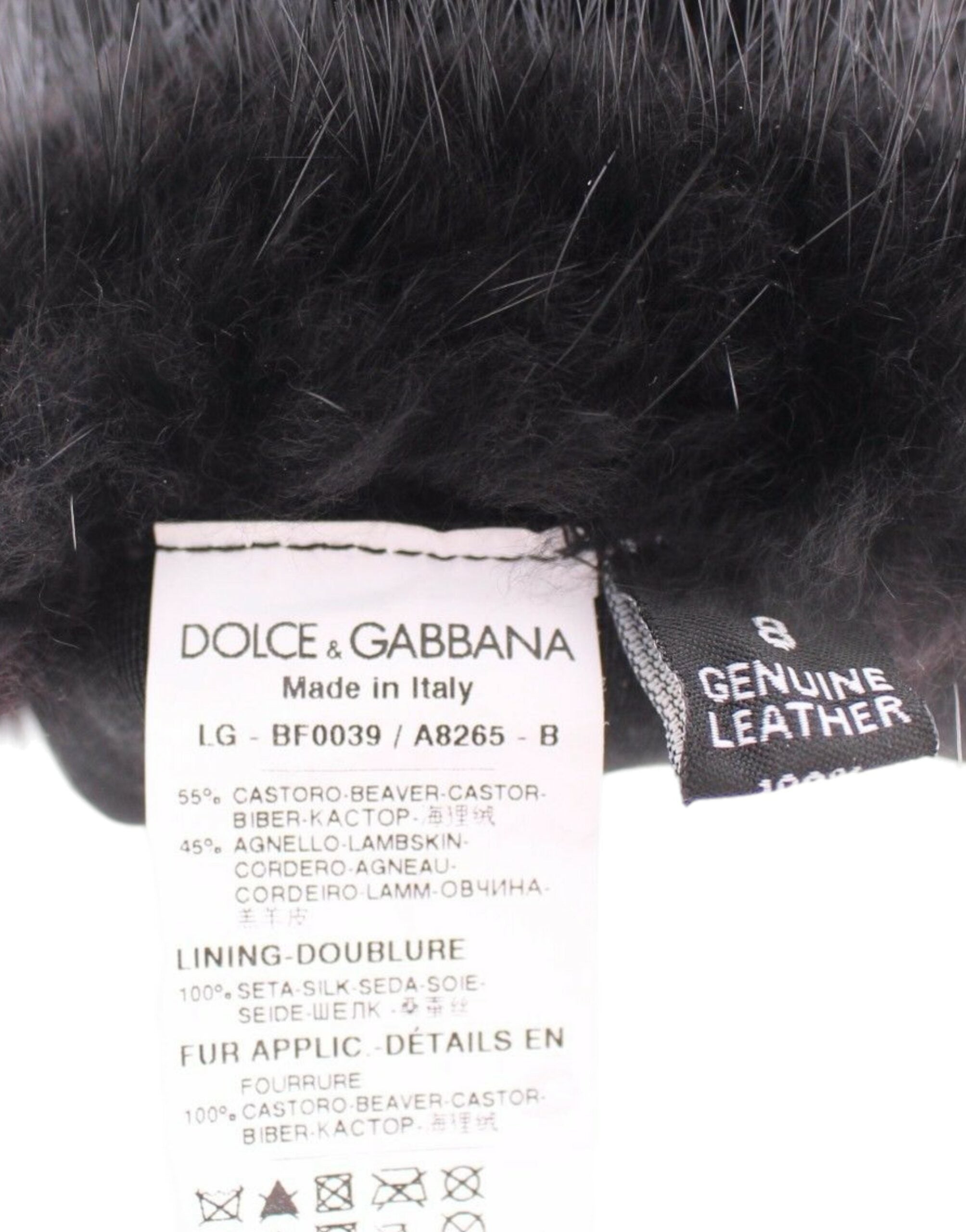 Dolce & Gabbana Elegant Elbow Length Leather Gloves - Luksuslaukut ja asusteet Dolce & Gabbana - Tutustu YVES JAVANNI® 