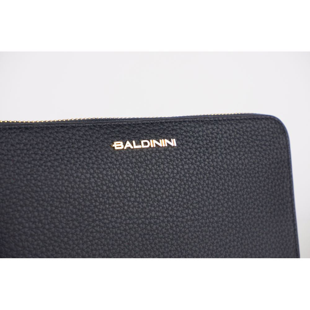 Baldinini Trend Elegant Leather Zip Wallet - Timeless Accessory - Luksusmuotia Baldinini Trend - Tutustu YVES JAVANNI® 