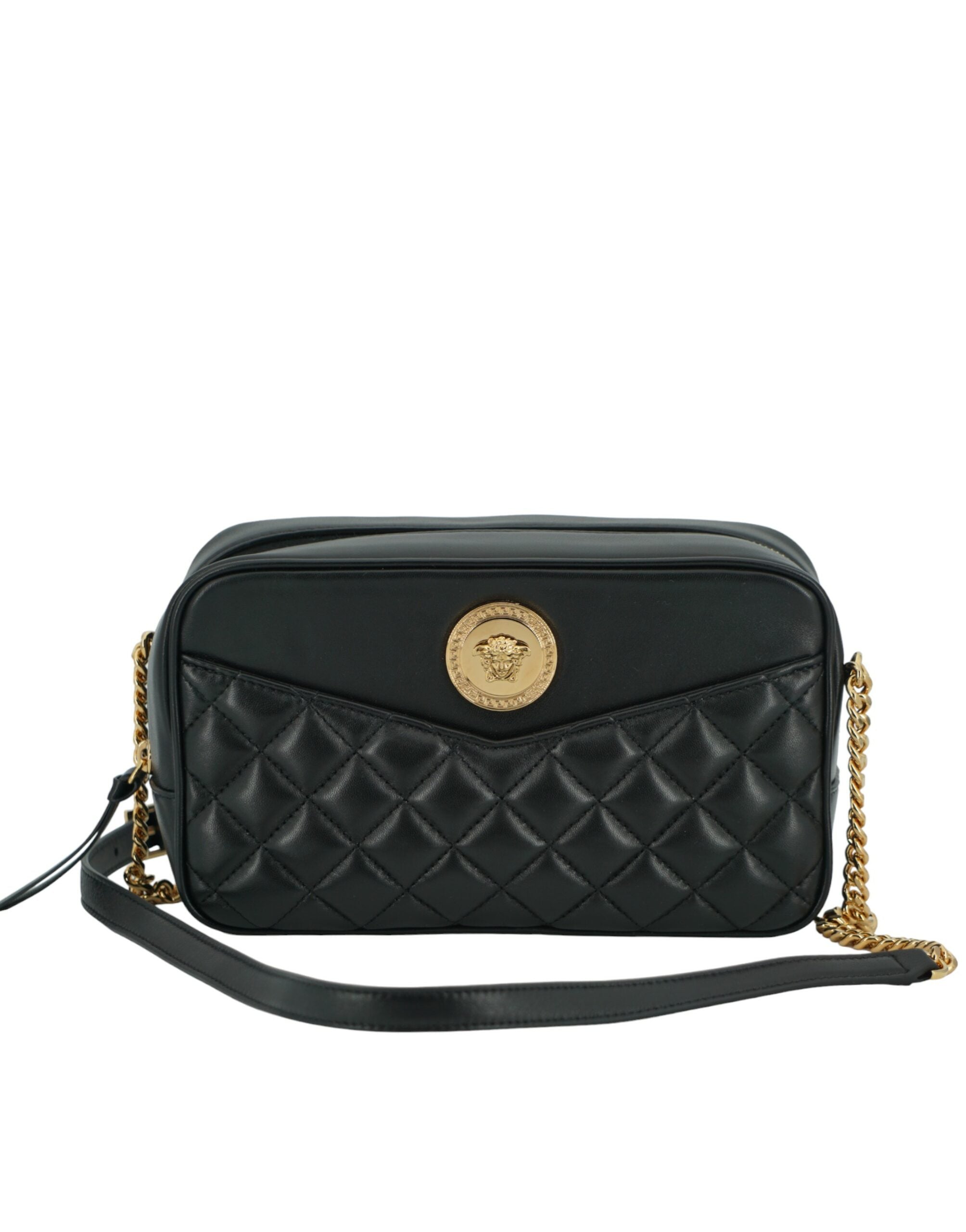 Versace Chic Medium Camera Shoulder Bag - Luksusmuotia Versace - Tutustu YVES JAVANNI® 