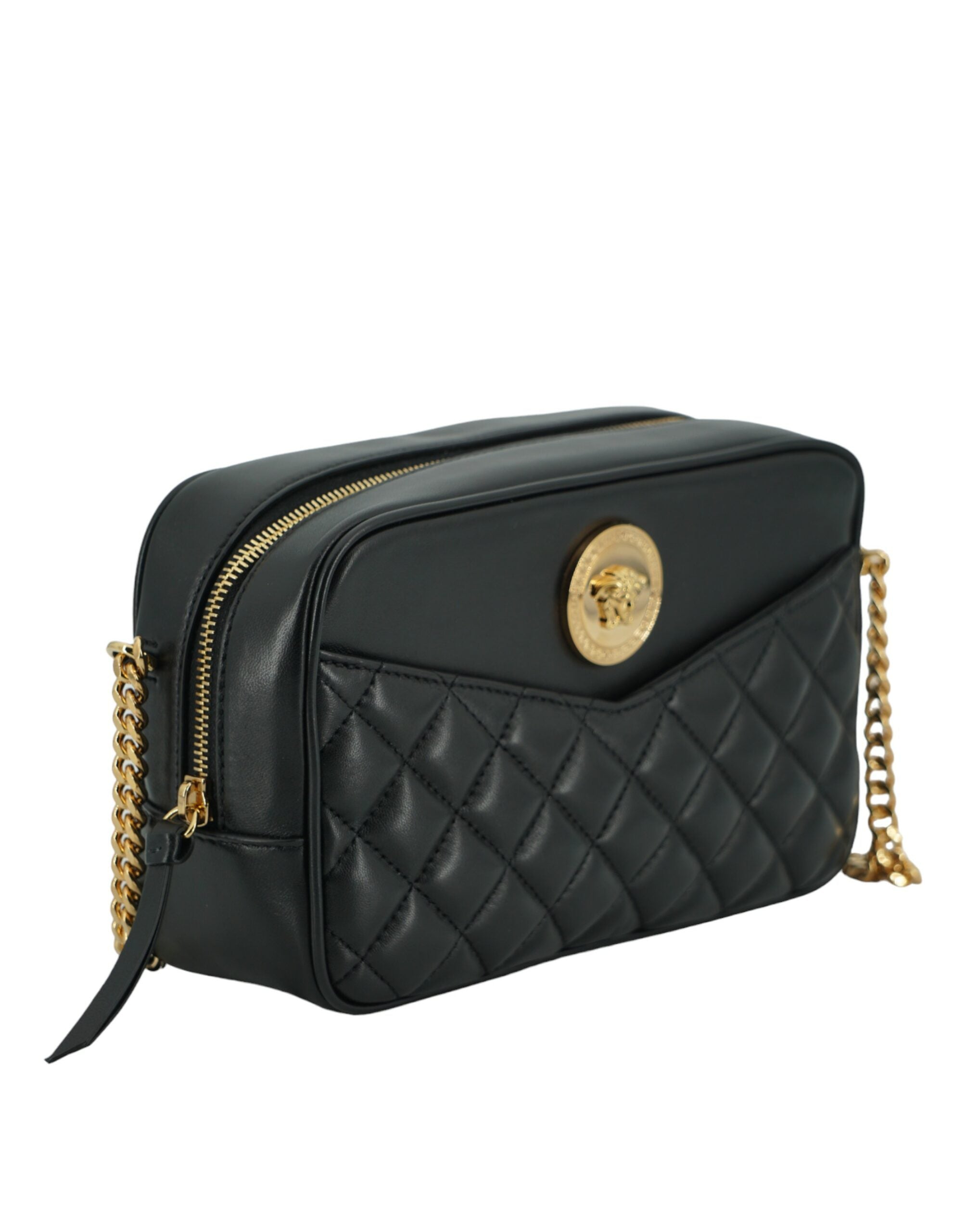 Versace Chic Medium Camera Shoulder Bag - Luksusmuotia Versace - Tutustu YVES JAVANNI® 