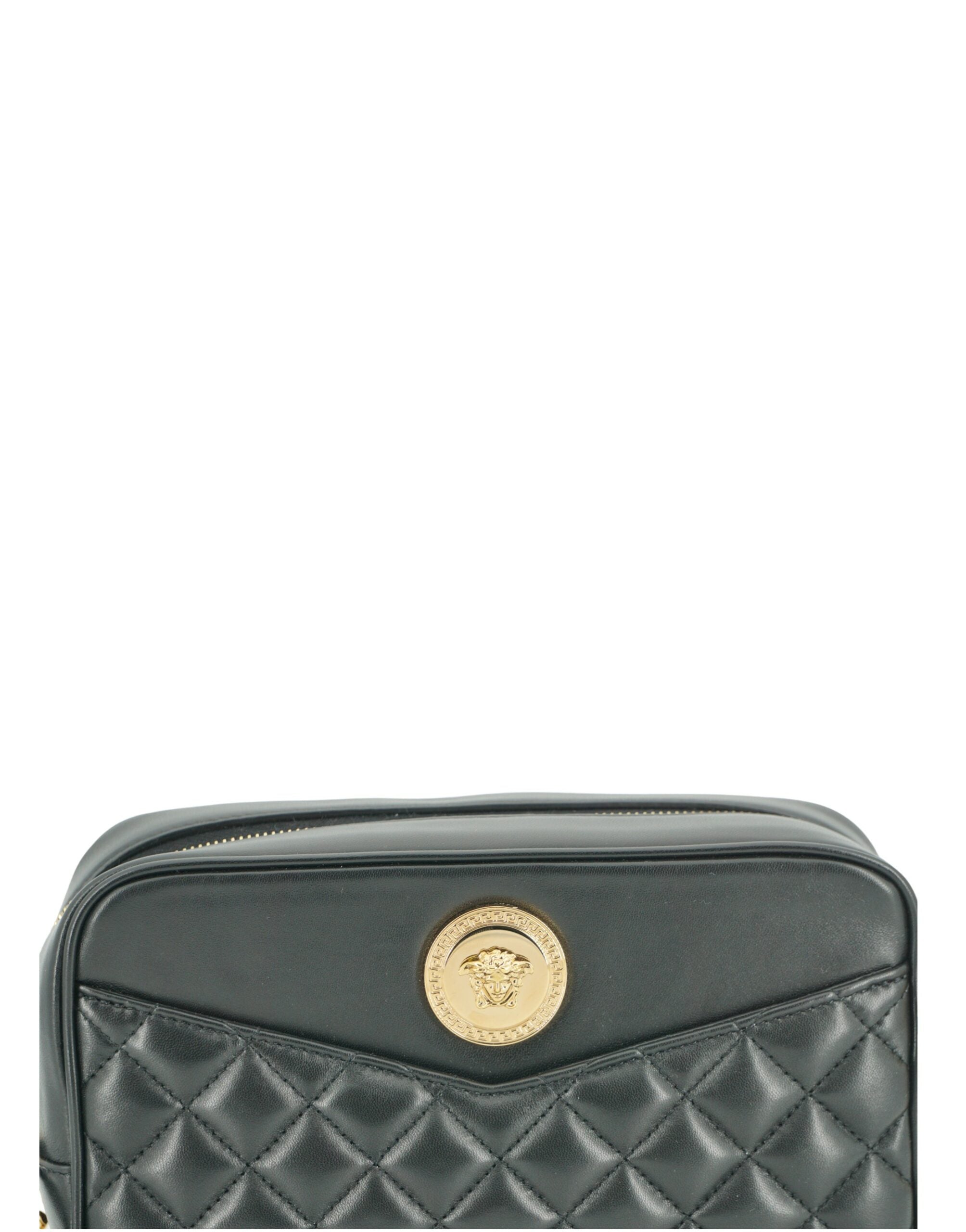 Versace Chic Medium Camera Shoulder Bag - Luksusmuotia Versace - Tutustu YVES JAVANNI® 