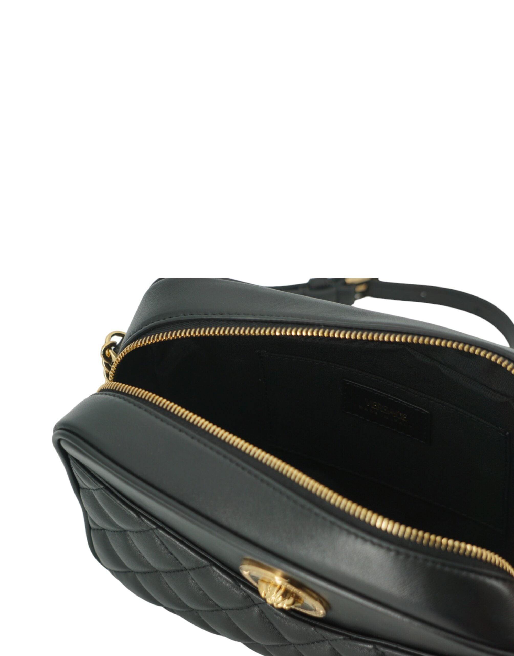 Versace Chic Medium Camera Shoulder Bag - Luksusmuotia Versace - Tutustu YVES JAVANNI® 