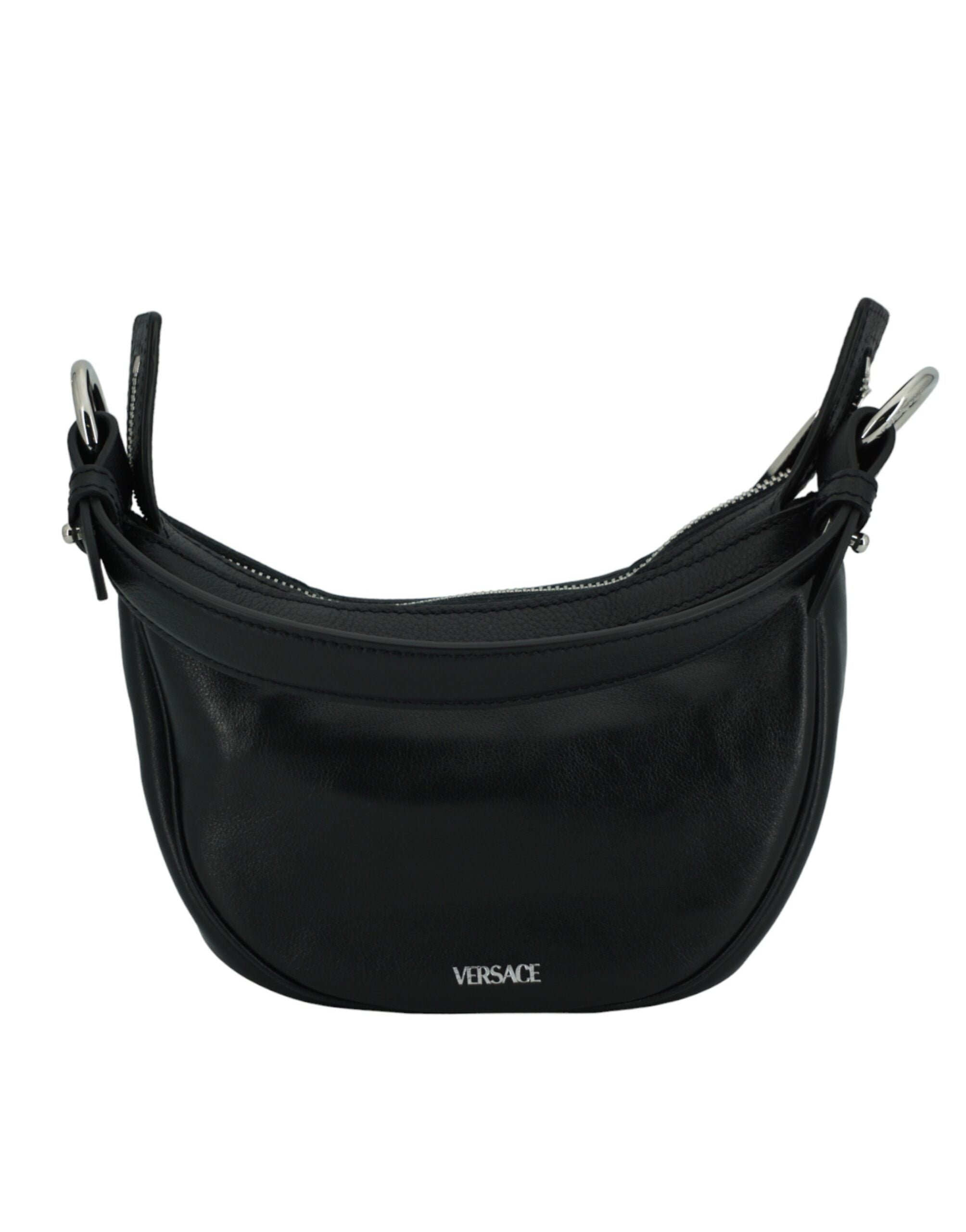 Versace Elegant Black Mini Hobo Shoulder Bag - Luksusmuotia Versace - Tutustu YVES JAVANNI® 