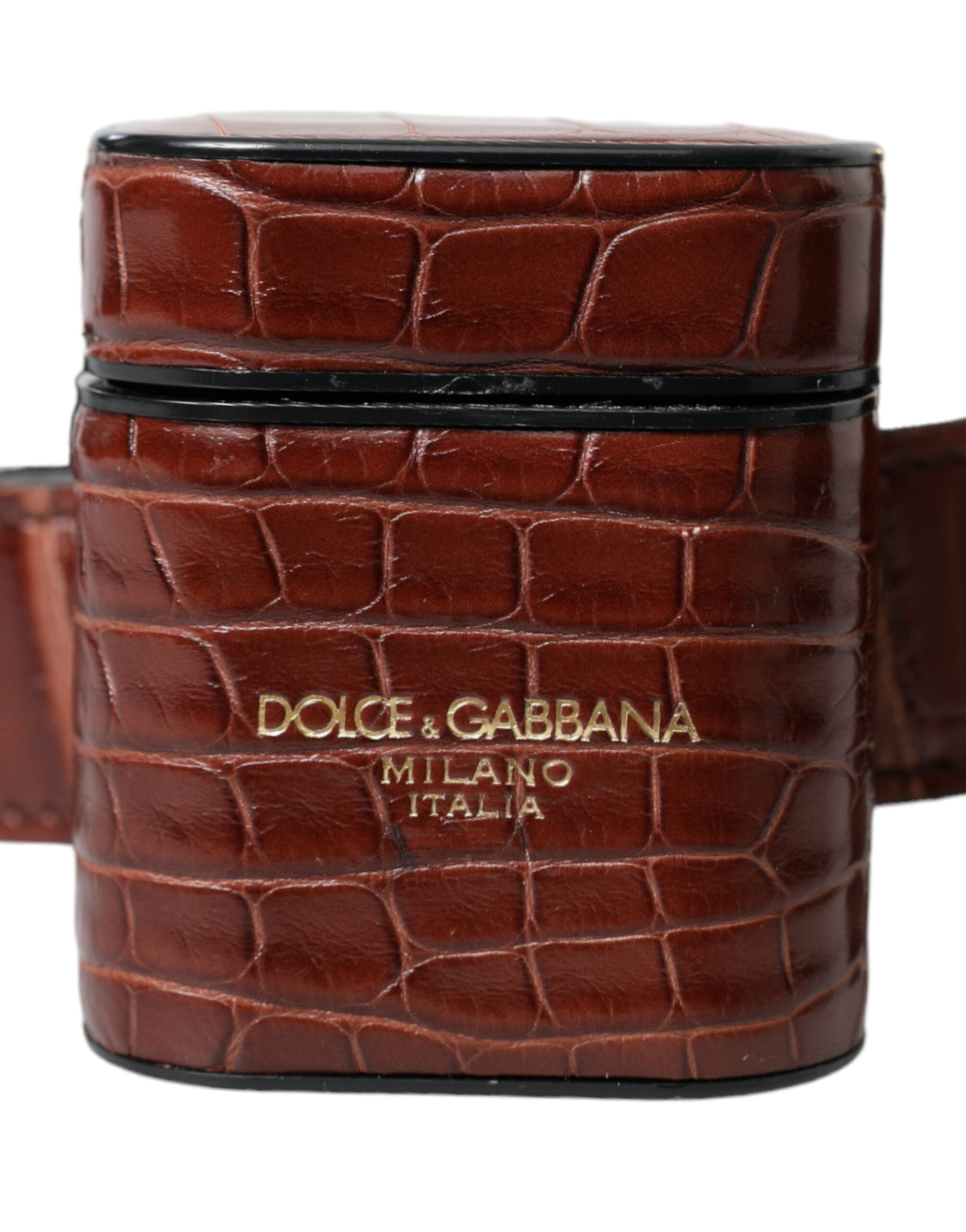 Dolce & Gabbana Elegant Leather Airpod & Coin Purse Duo - Luksusmuotia Dolce & Gabbana - Tutustu YVES JAVANNI® 