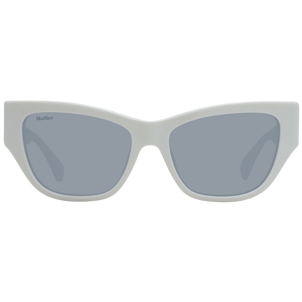 Max Mara White Women Sunglasses - Luksusmuotia Max Mara - Tutustu YVES JAVANNI® 