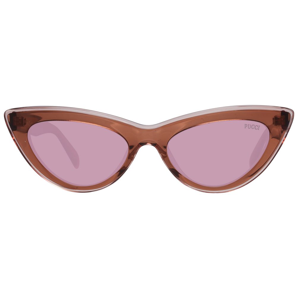 Emilio Pucci Brown Women Sunglasses - Luksusmuotia Emilio Pucci - Tutustu YVES JAVANNI® 