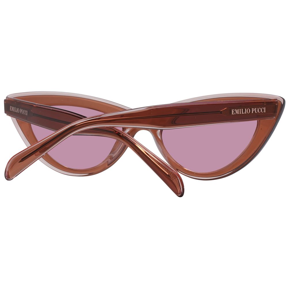 Emilio Pucci Brown Women Sunglasses - Luksusmuotia Emilio Pucci - Tutustu YVES JAVANNI® 