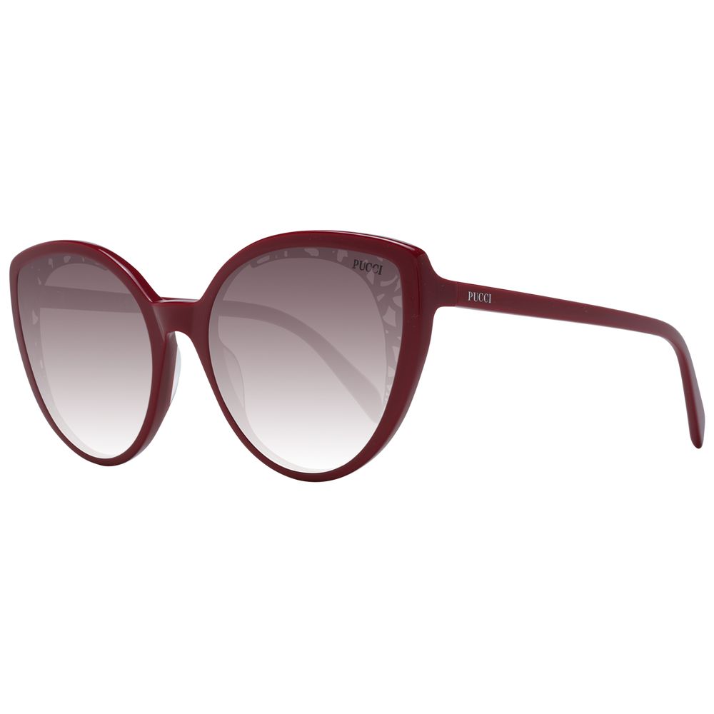 Emilio Pucci Red Women Sunglasses - Luksusmuotia Emilio Pucci - Tutustu YVES JAVANNI® 