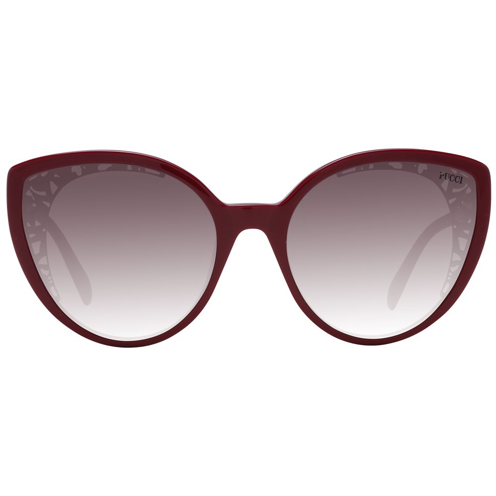 Emilio Pucci Red Women Sunglasses - Luksusmuotia Emilio Pucci - Tutustu YVES JAVANNI® 