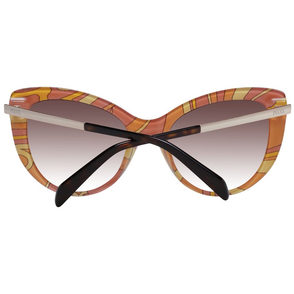 Emilio Pucci Brown Women Sunglasses - Luksusmuotia Emilio Pucci - Tutustu YVES JAVANNI® 