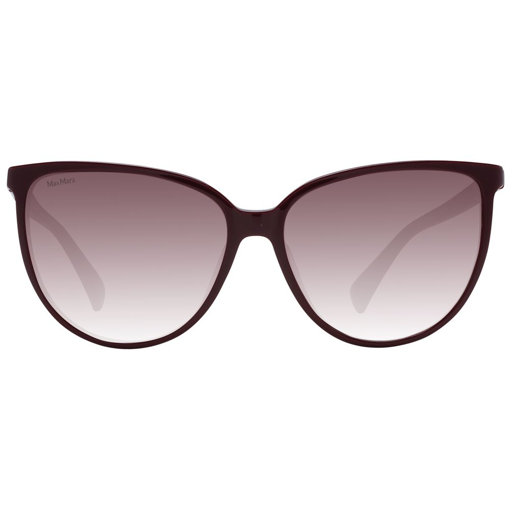 Max Mara Burgundy Women Sunglasses - Luksusmuotia Max Mara - Tutustu YVES JAVANNI® 