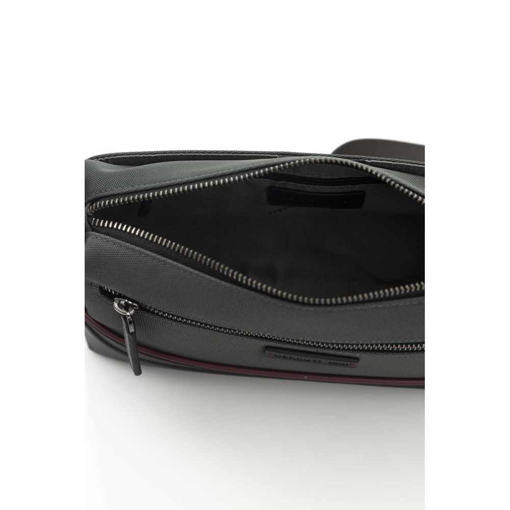 Cerruti 1881 Gray Nylon Men Clutch - Luksusmuotia Cerruti 1881 - Tutustu YVES JAVANNI® 