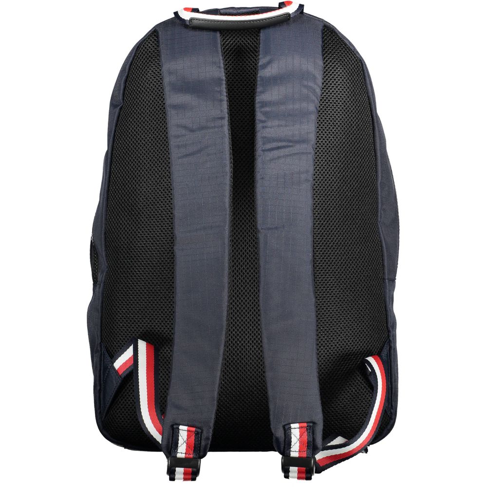 Tommy Hilfiger Blue Polyester Men Backpack - Luksuslaukut ja asusteet Tommy Hilfiger - Tutustu YVES JAVANNI® 